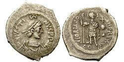 1 Siliqua Byzantine Empire (330-1453) Silver Justin II (520-578)