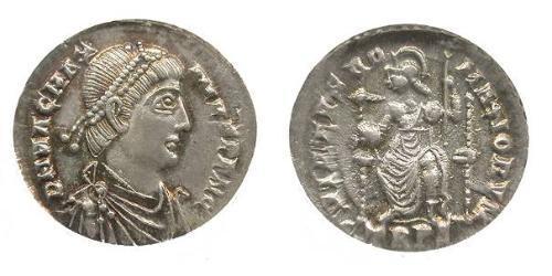 1 Siliqua Western Roman Empire (285-476) Silver Magnus Maximus (335-388)