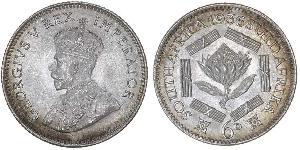 1 Sixpence Afrique du Sud Argent George V (1865-1936)