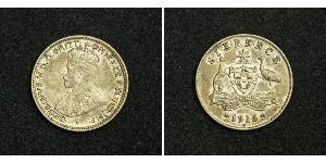 1 Sixpence Ôstralie (1788 - 1939) Argent George V (1865-1936)