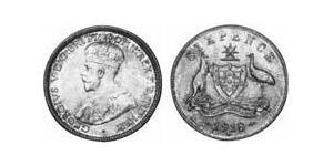 1 Sixpence Ôstralie (1788 - 1939) Argent George V (1865-1936)