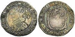 1 Sixpence Reino de Inglaterra (927-1649,1660-1707) Plata Carlos I (1600-1649)
