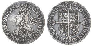 1 Sixpence Reino de Inglaterra (927-1649,1660-1707) Plata Isabel I (1533-1603)