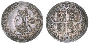 1 Sixpence Reino de Inglaterra (927-1649,1660-1707) Plata Isabel I (1533-1603)