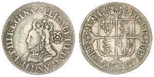 1 Sixpence Reino de Inglaterra (927-1649,1660-1707) Plata Isabel I (1533-1603)