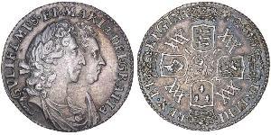 1 Sixpence Königreich England (927-1649,1660-1707) Silber Wilhelm III (1650-1702)