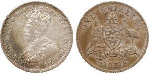 1 Sixpence Australia (1788 - 1939) Silver George V of the United Kingdom (1865-1936)