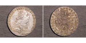 1 Sixpence / 6 Penny Royaume-Uni Argent George III (1738-1820)