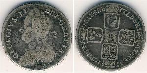 1 Sixpence / 6 Penny Royaume de Grande-Bretagne (1707-1801) Argent George II (1683-1760)