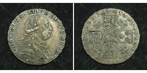 1 Sixpence / 6 Penny Regno Unito  Argento Giorgio III (1738-1820)