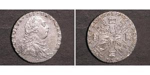 1 Sixpence / 6 Penny Regno Unito  Argento Giorgio III (1738-1820)