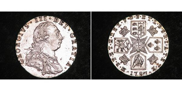 1 Sixpence / 6 Penny Regno Unito  Argento Giorgio III (1738-1820)