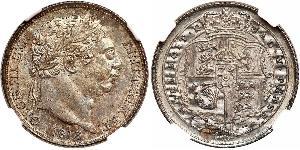 1 Sixpence / 6 Penny Regno Unito di Gran Bretagna e Irlanda (1801-1922) Argento Giorgio III (1738-1820)