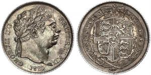 1 Sixpence / 6 Penny Reino Unido de Gran Bretaña e Irlanda (1801-1922) Plata Jorge III (1738-1820)