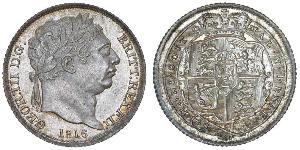 1 Sixpence / 6 Penny Reino Unido de Gran Bretaña e Irlanda (1801-1922) Plata Jorge III (1738-1820)