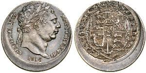 1 Sixpence / 6 Penny Reino Unido de Gran Bretaña e Irlanda (1801-1922) Plata Jorge III (1738-1820)