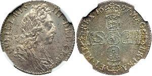 1 Sixpence / 6 Penny Königreich England (927-1649,1660-1707) Silber Wilhelm III (1650-1702)