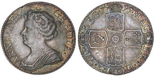 1 Sixpence / 6 Penny Königreich Großbritannien (1707-1801) Silber Anne (Großbritannien)(1665-1714)