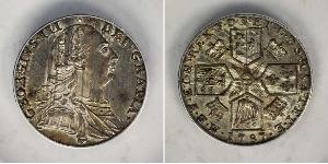 1 Sixpence / 6 Penny Vereinigtes Königreich Silber Georg III (1738-1820)