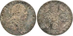 1 Sixpence / 6 Penny Vereinigtes Königreich Silber Georg III (1738-1820)