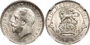 1 Sixpence / 6 Penny Vereinigtes Königreich von Großbritannien und Irland (1801-1922) Silber George V (1865-1936)