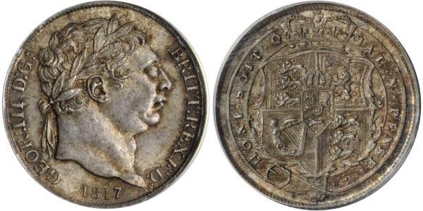 1 Sixpence / 6 Penny Vereinigtes Königreich von Großbritannien und Irland (1801-1922) Silber Georg III (1738-1820)