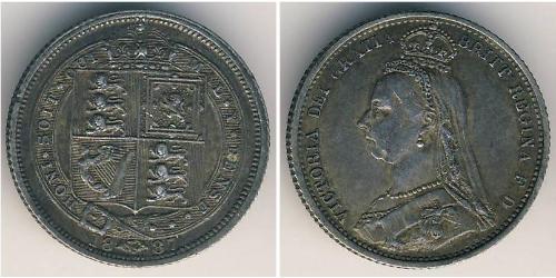1 Sixpence / 6 Penny United Kingdom of Great Britain and Ireland (1801-1922) Silver Victoria (1819 - 1901)