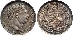 1 Sixpence / 6 Penny 大不列颠及爱尔兰联合王国 (1801 - 1922) 銀 喬治三世 (1738-1820)