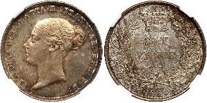 1 Sixpence / 6 Penny 大不列颠及爱尔兰联合王国 (1801 - 1922) 銀 维多利亚 (英国君主)