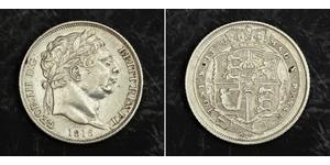 1 Sixpence / 6 Penny 大不列颠及爱尔兰联合王国 (1801 - 1922) 銀 喬治三世 (1738-1820)