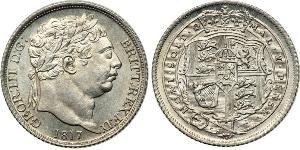 1 Sixpence / 6 Penny 大不列颠及爱尔兰联合王国 (1801 - 1922) 銀 喬治三世 (1738-1820)