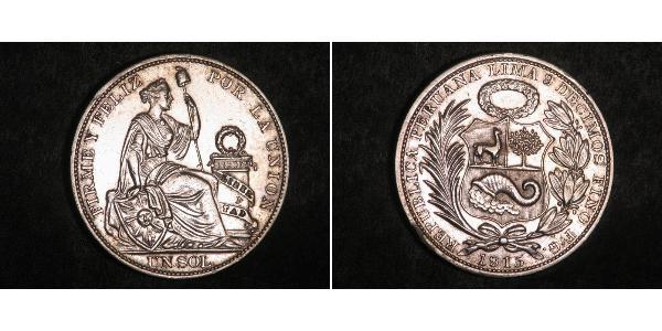 1 Sol Pérou Argent 