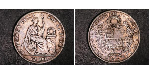 1 Sol Perù Argento 