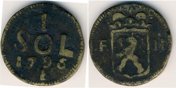1 Sol Luxembourg (pays) Cuivre 