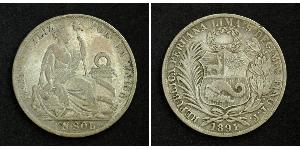 1 Sol Perú Plata 