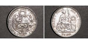 1 Sol Perú Plata 