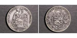 1 Sol Perú Plata 