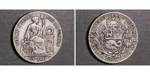 1 Sol Perú Plata 