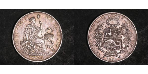 1 Sol Perú Plata 