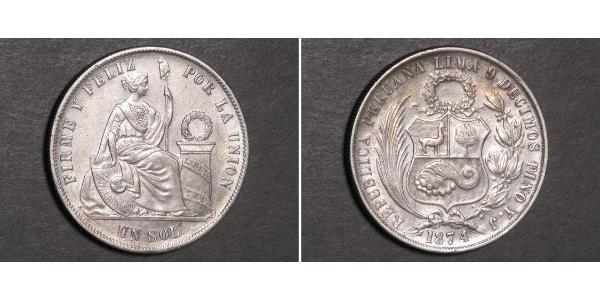 1 Sol Perú Plata 