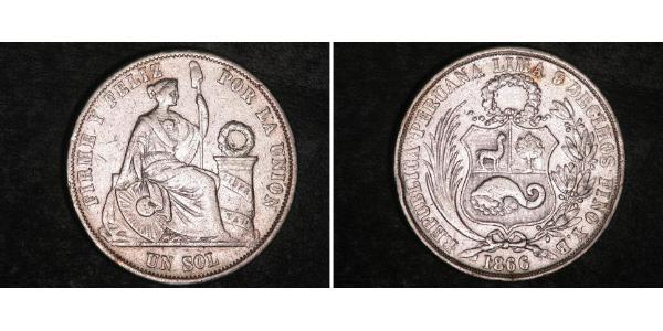 1 Sol Perú Plata 
