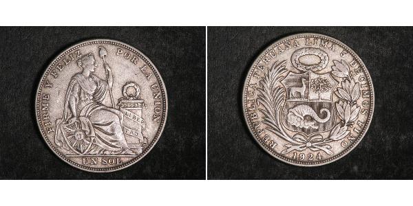 1 Sol Perú Plata 