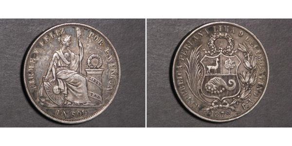 1 Sol Perú Plata 