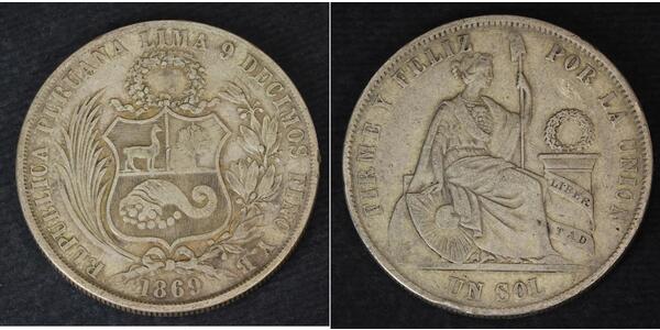 1 Sol Perú Plata 