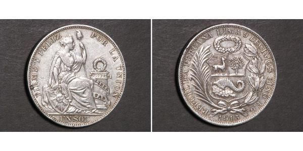 1 Sol Perú Plata 