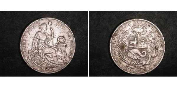1 Sol Perú Plata 