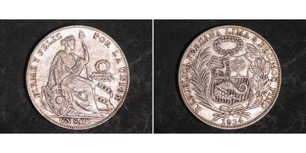 1 Sol Perú Plata 