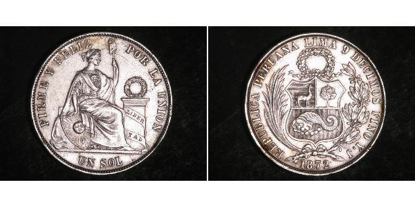 1 Sol Perú Plata 