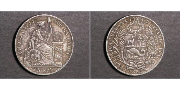 1 Sol Perú Plata 