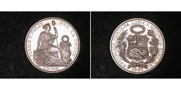 1 Sol Perú Plata 